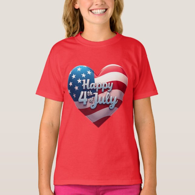Liberty Stil: USA Slogan Designations T Shirt (Framsida)