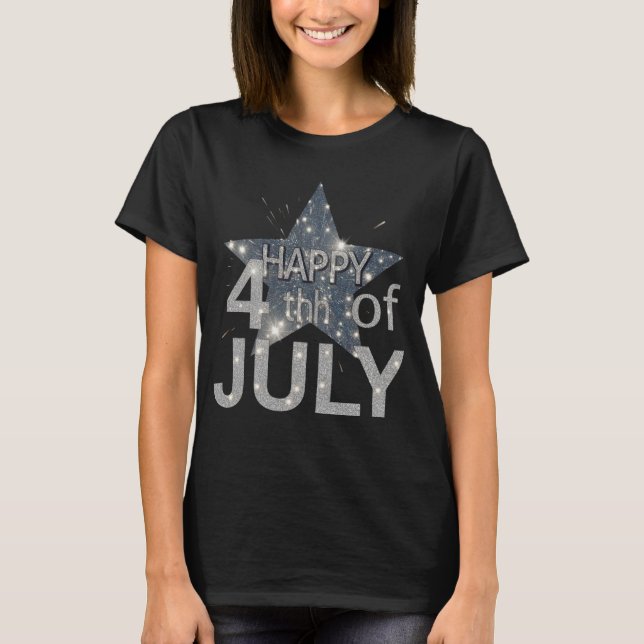 Liberty Stil: USA Slogan Designations T Shirt (Framsida)