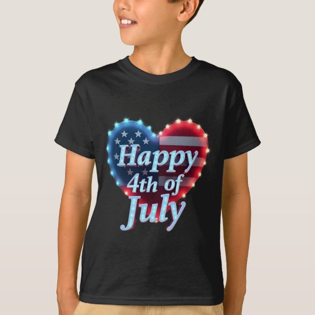 Liberty Stil: USA Slogan Designations T Shirt (Framsida)