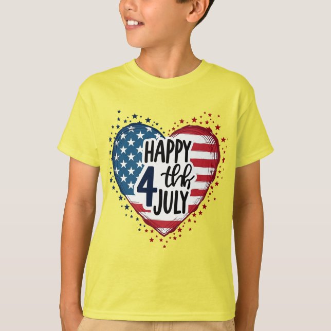 Liberty Stil: USA Slogan Designations T Shirt (Framsida)