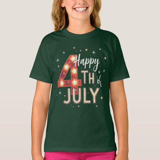 Liberty Style: USA Slogan Designs T Shirt (Framsida)