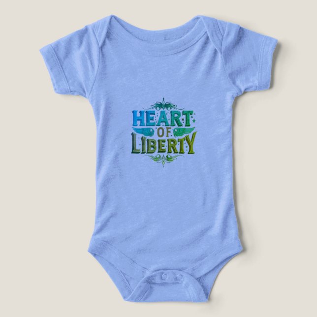 Liberty T-Shirts hjärta (Design Framsida)