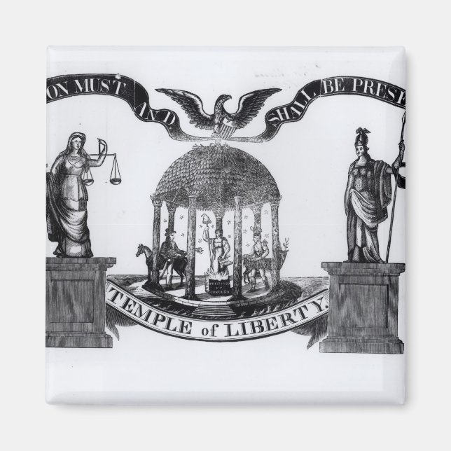 Liberty Temple, 1834 Magnet (Framsidan)