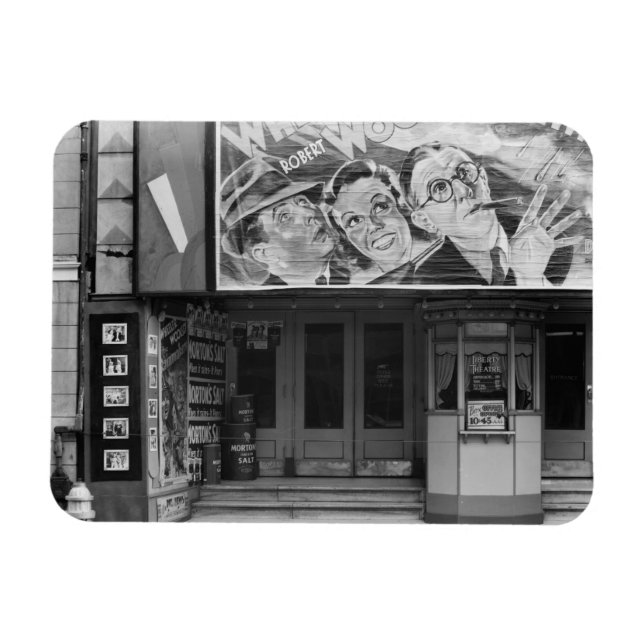 Liberty Theater, New Orleans, 1935 Magnet (Horisontell)