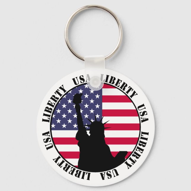 Liberty USA Keychain Nyckelring (Framsida)