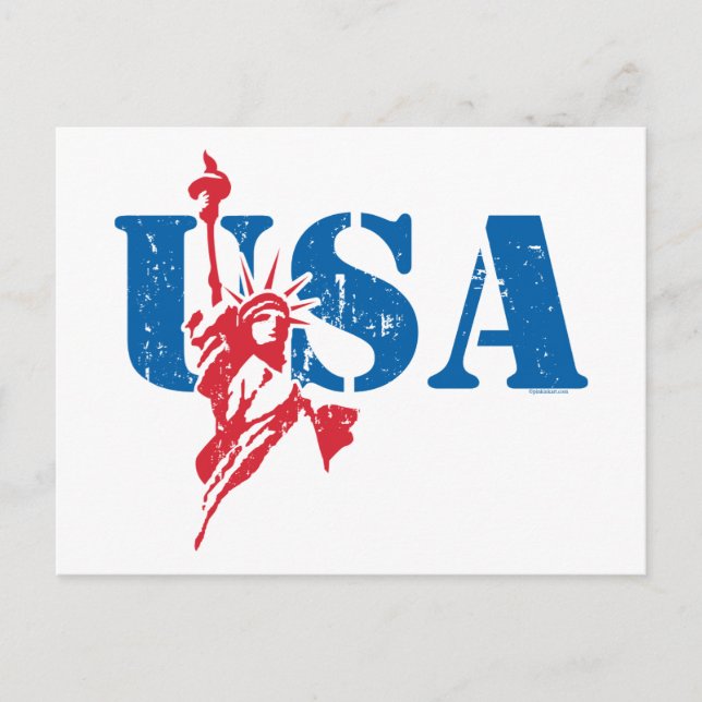Liberty USA Postcard Vykort (Framsida)