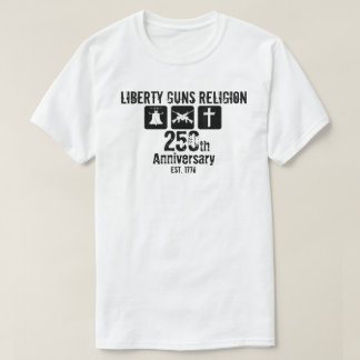 Liberty Vapen Religion Grundad 1776 250:e  T Shirt