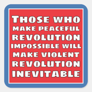 Liberty - Version 06B Fyrkantigt Klistermärke