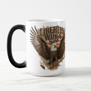 Liberty vingar sol mugg design