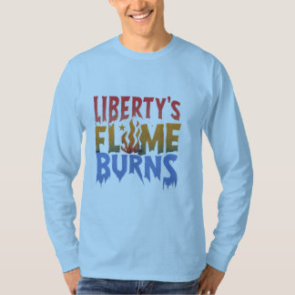 Liberty's Flame Burns T Shirt