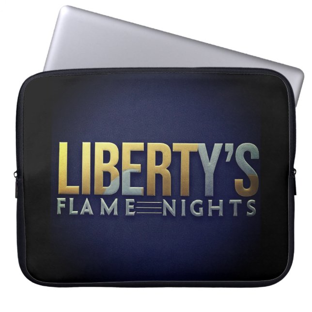 Liberty's Flame Ljus Natt Laptop Fodral (Framsidan)