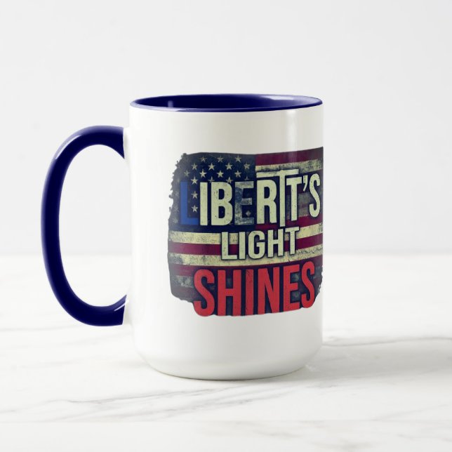 Liberty's Flame Ljus Natt Mugg (Vänster)