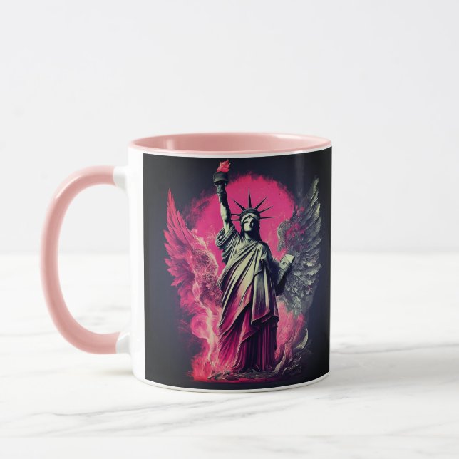 Liberty's Flame Ljus Natt Mugg (Vänster)