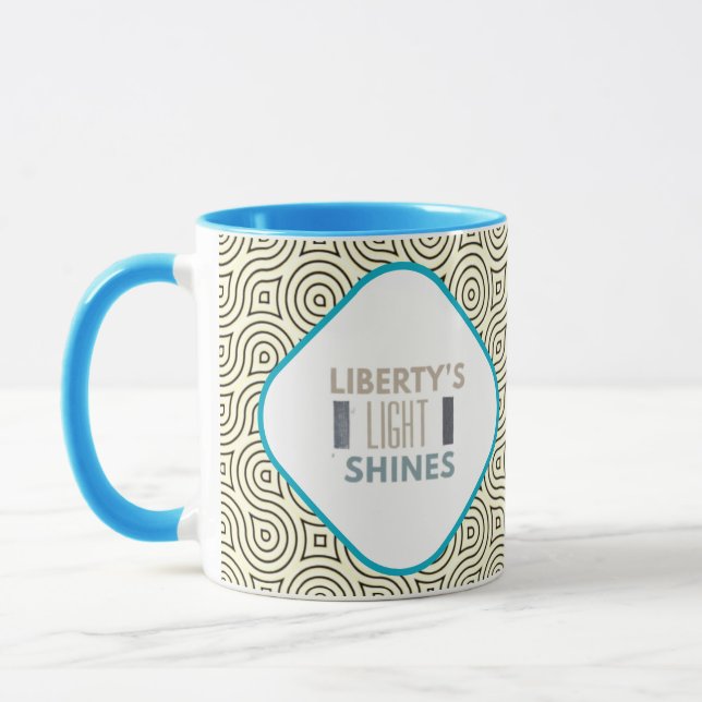 Liberty's Flame Ljus Natt Mugg (Vänster)