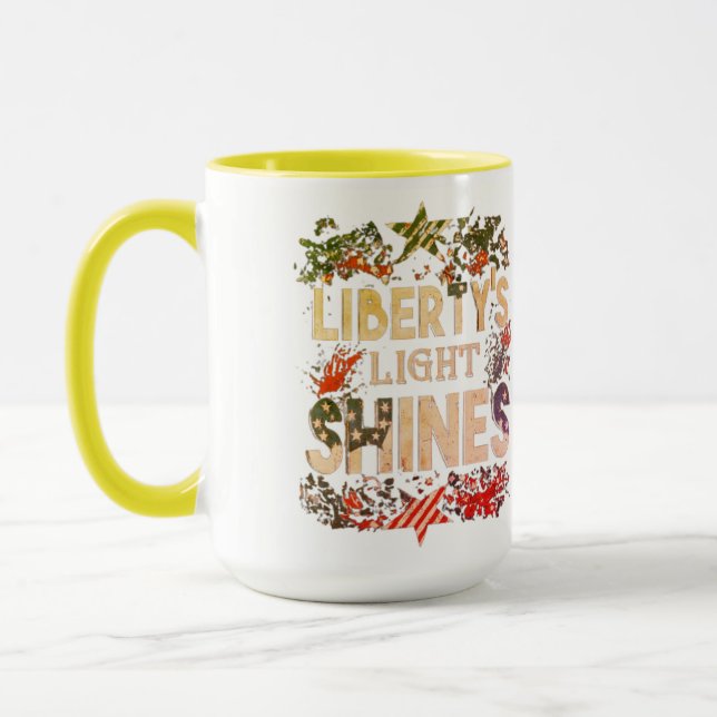 Liberty's Flame Ljus Natt Mugg (Vänster)