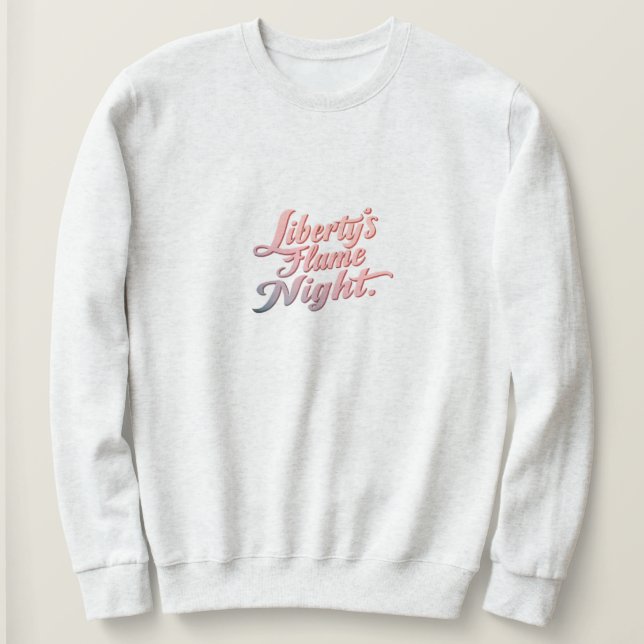 Liberty's Flame Ljus Natt T Shirt (Design framsida)