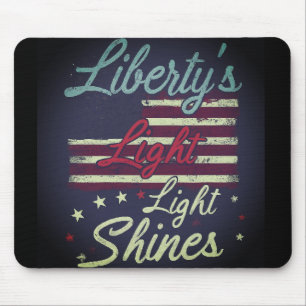 Liberty's Flame Ljus Night Mousepad Musmatta