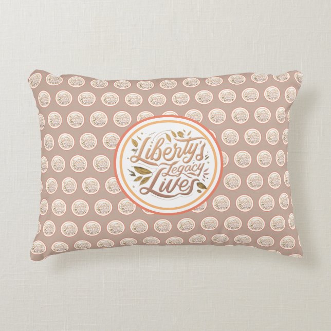 Liberty's Legacy Lives Accent Pillow Prydnadskudde (Framsidan)