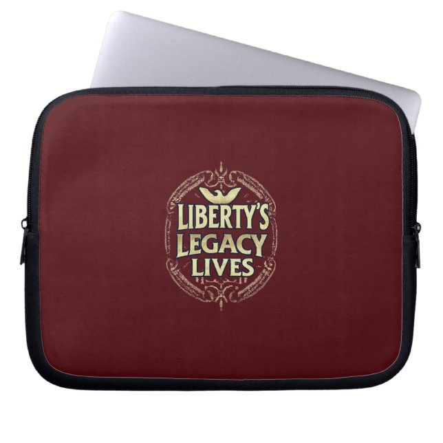 Liberty's Legacy Lives Laptop Fodral (Framsidan)