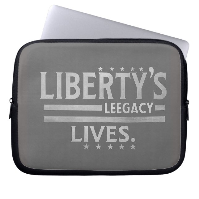 Liberty's Legacy Lives Laptop Fodral (Framsidan)