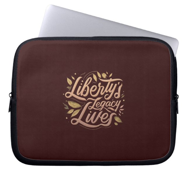 Liberty's Legacy Lives Laptop Fodral (Framsidan)
