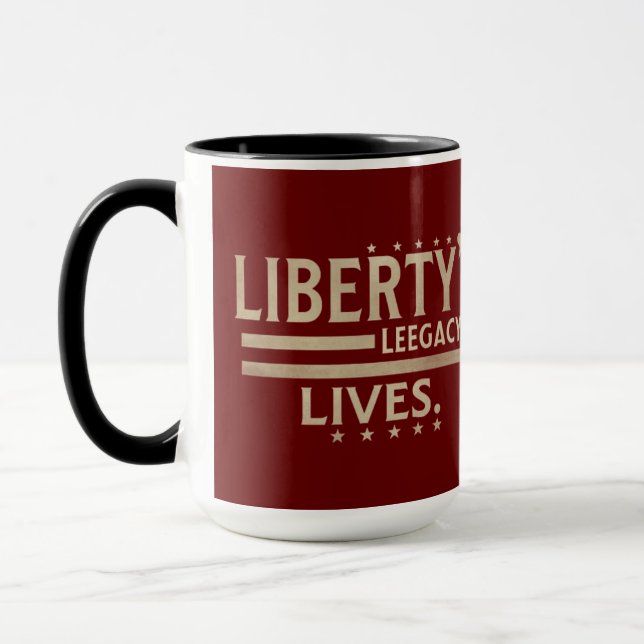 Liberty's Legacy Lives Mugg (Vänster)