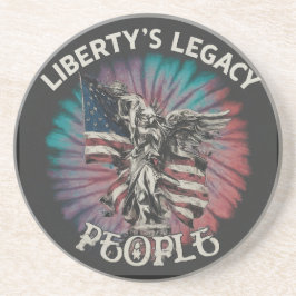 "Liberty's Legacy Proud People." i flera färg. Underlägg