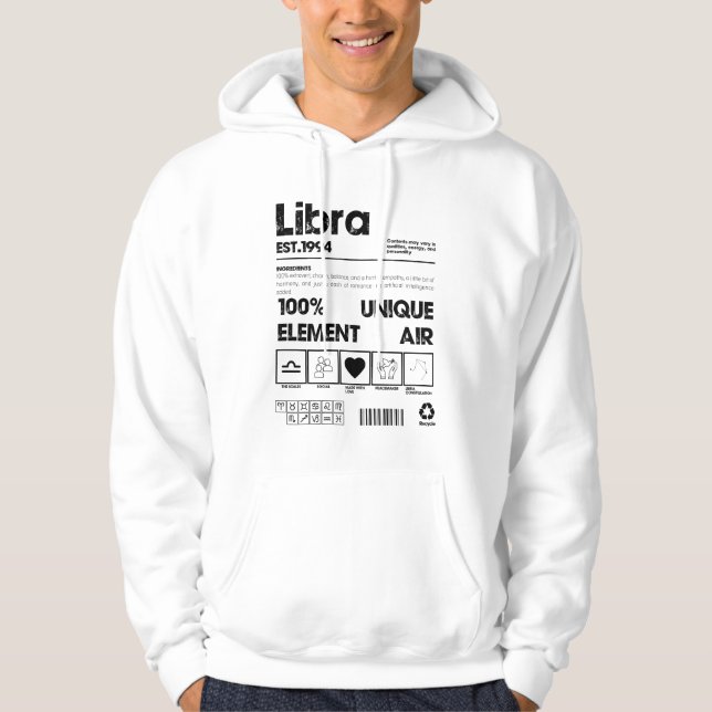 Libra 1994 hoodie (Framsida)