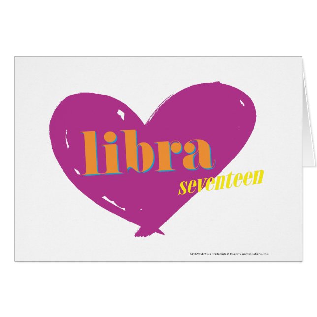 Libra 2 hälsningskort (Framsidan Horizontal)