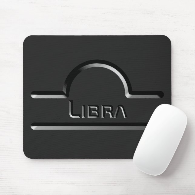 Libra, abstrakt utformning av Zodiac-tecknet Musmatta (Med mus)