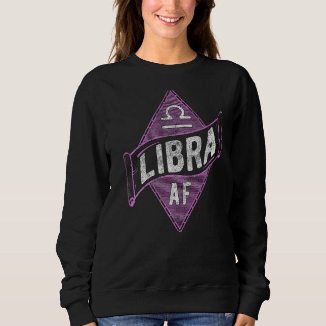 Libra Af Astrology Libra Zodiac Birthday 2 T Shirt (Framsida)