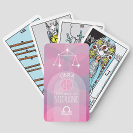 Libra Anpassningsbar Birthdate - Zodiac - Modern d Casinokort