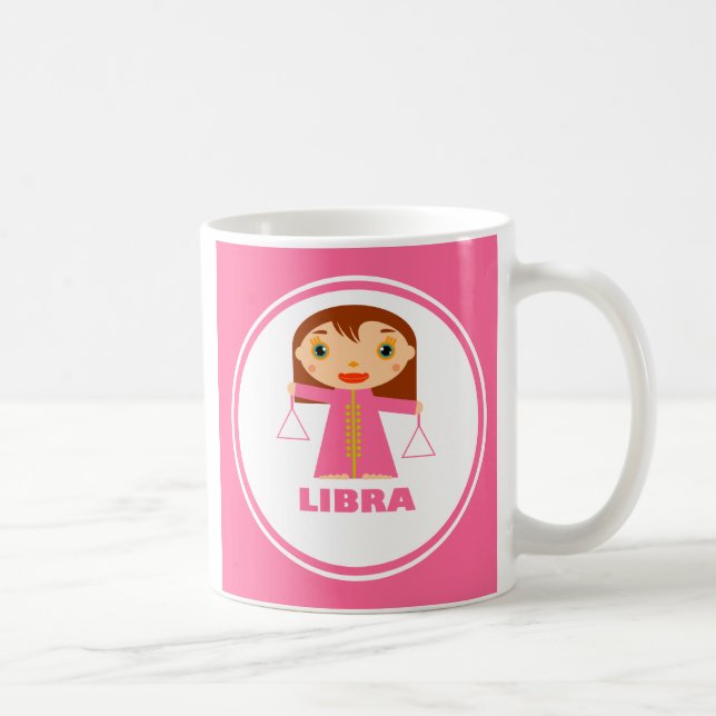 Libra är mitt Zodiac-tecken Kaffemugg (Höger)