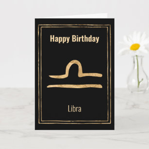 Libra astrology stjärntecken zodiac Grattis på föd Kort