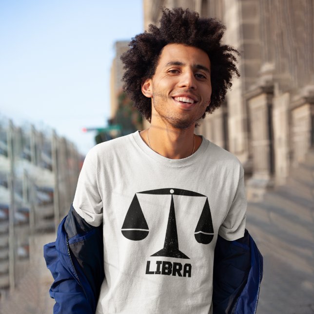Libra Astrology-tecken T Shirt (Skapare uppladdad)