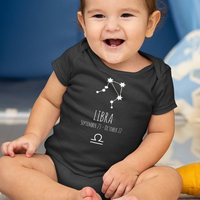 Libra Birth-tecken | Zodiac Constellation T Shirt (Skapare uppladdad)