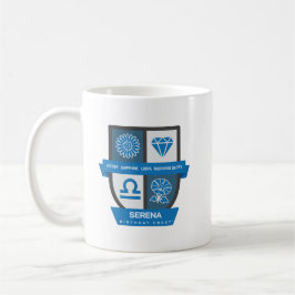 Libra Birthday Crest™ for September 23-30 Mug Kaffemugg