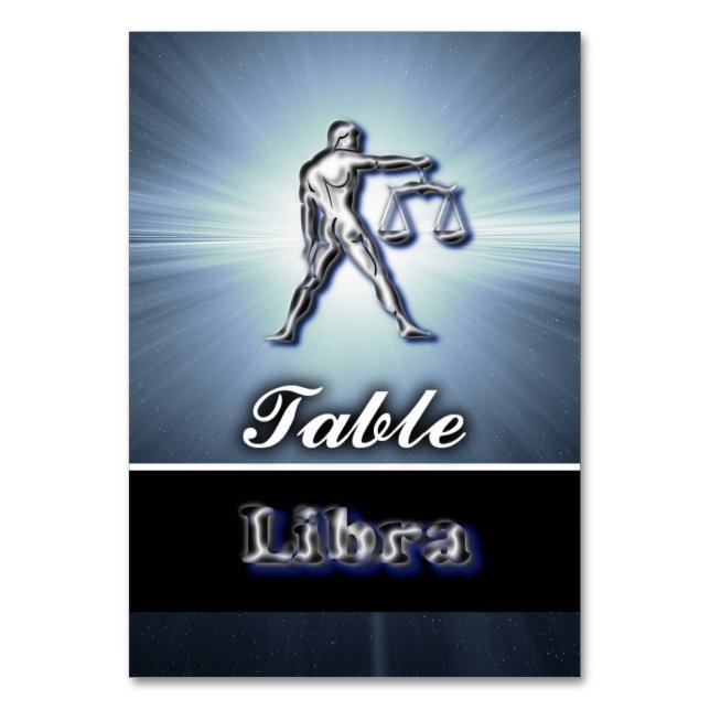 Libra Bordsnummer (Framsidan)