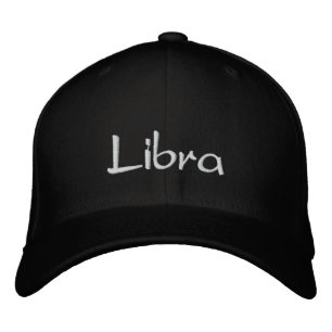 Libra Broderad Keps