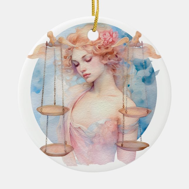 Libra Ceramic Ornament (Framsidan)