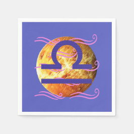 Libra cocktail servetter