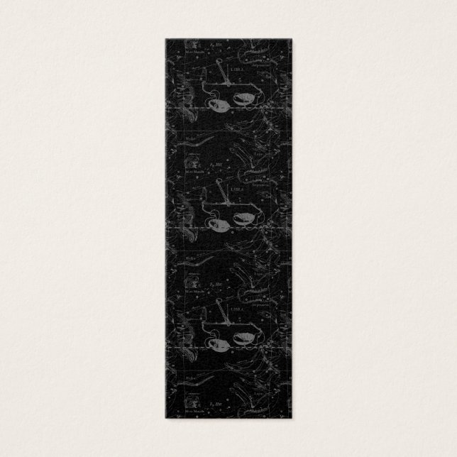 Libra Constellation Hevelius 1690 Sept23 - okt22 Litet Visitkort (Framsidan)