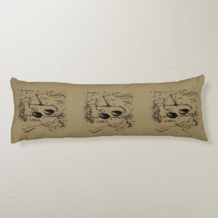 Libra Constellation Karta Hevelius 1690 Decor Kroppskudde