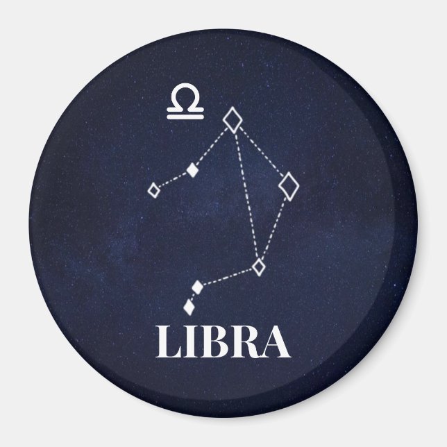 Libra Constellation Magnet (Framsidan)