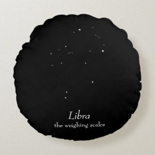 Libra Constellation Rund Kudde