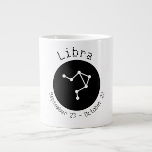 Libra Dot Line Jumbo Mugg