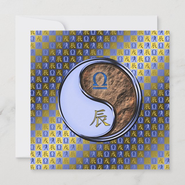 Libra & Earth Dragon Kort (Framsida)