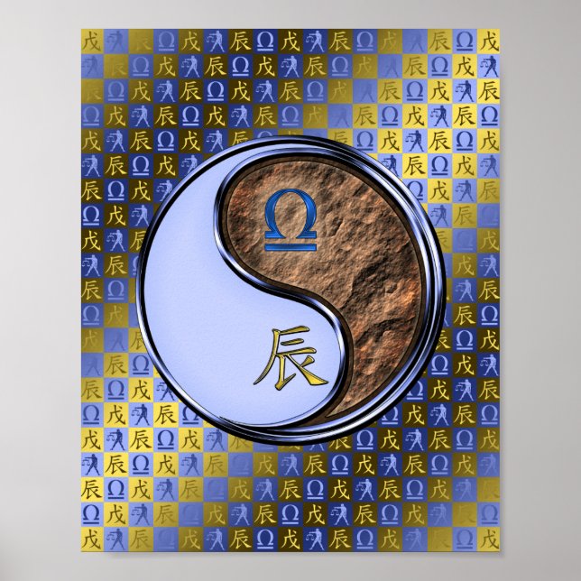 Libra & Earth Dragon Poster (Framsidan)