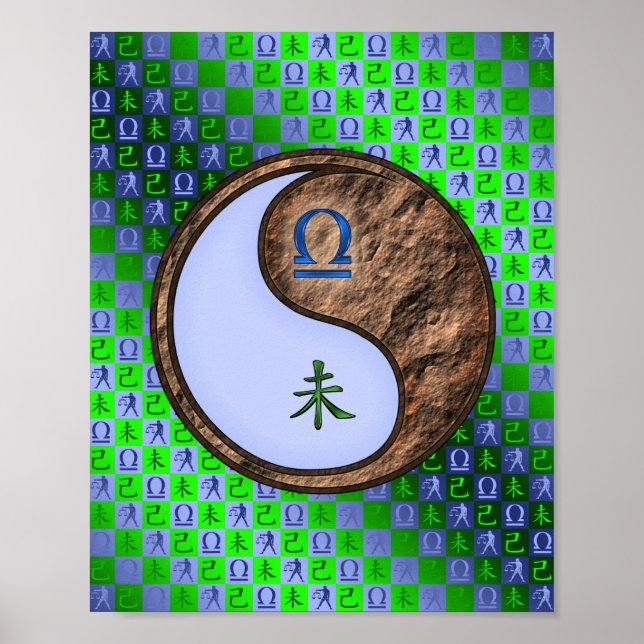 Libra & Earth Goat Poster (Framsidan)