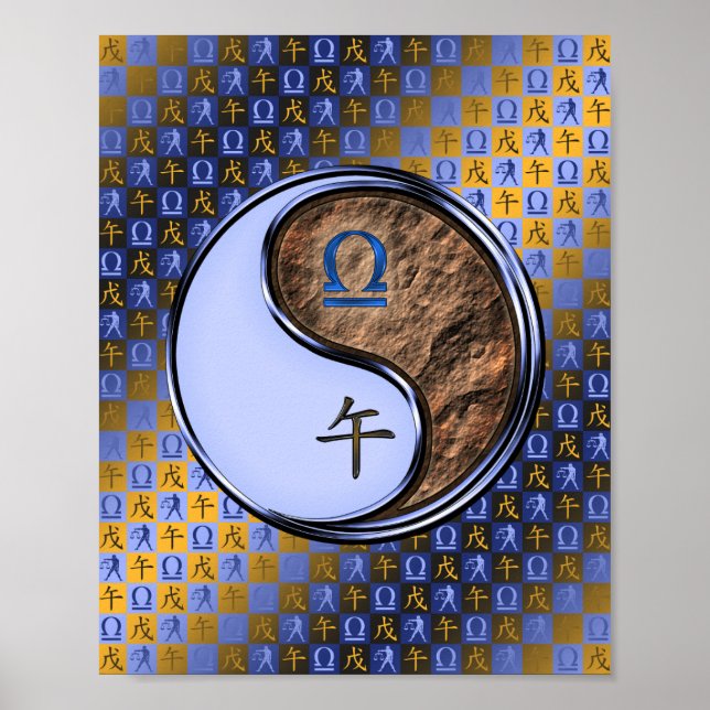 Libra & Earth Horse Poster (Framsidan)